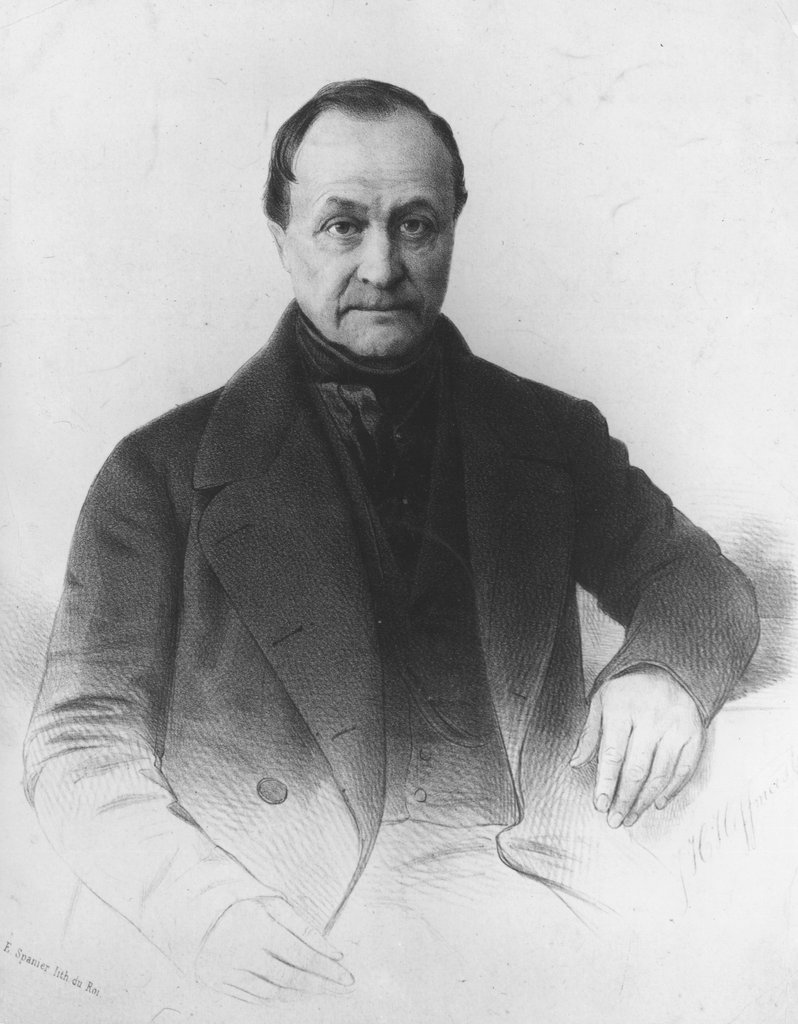 Auguste Comte (1798-1857), litografia de 1851 a partir de um daguerreótipo de 1849