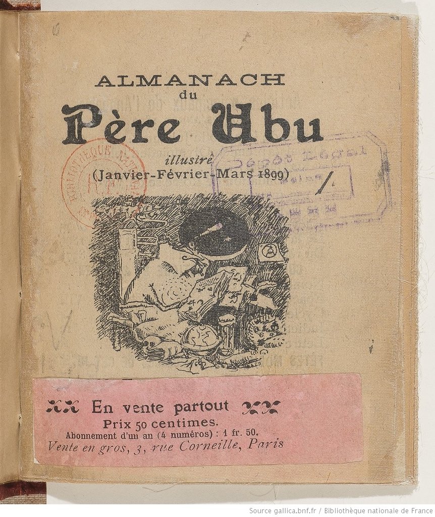 Primeira página do almanaque ilustrado de 1899