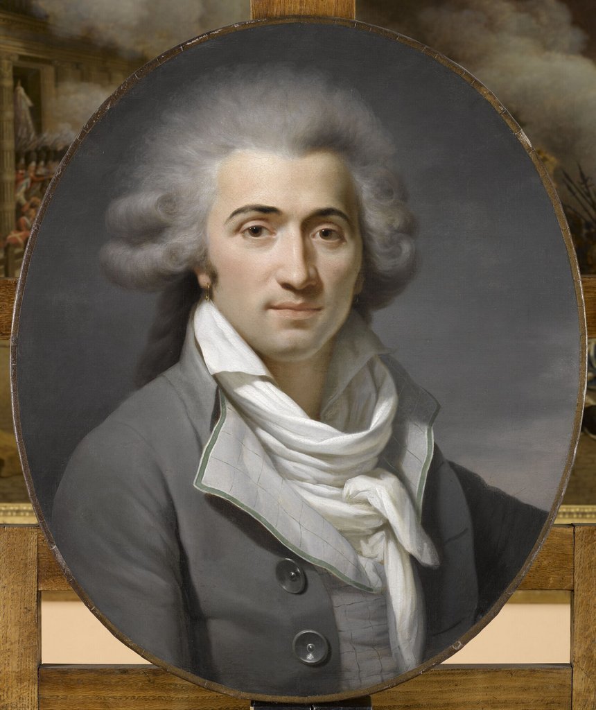 Philippe-François-Nazairei Fabrei d'Églantine, óleo sobre tela, cerca de 1790-1794