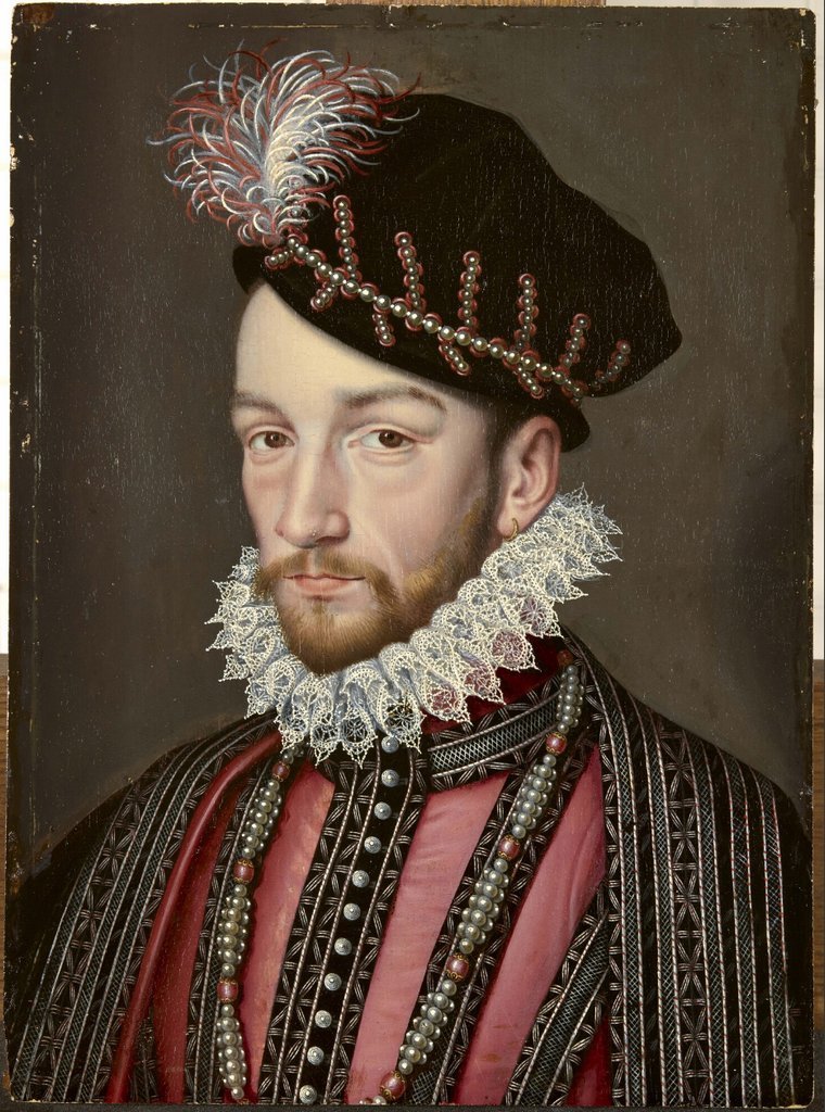 Carlos IX, rei da França (1550-1574), segundo François Clouet, dito Janet