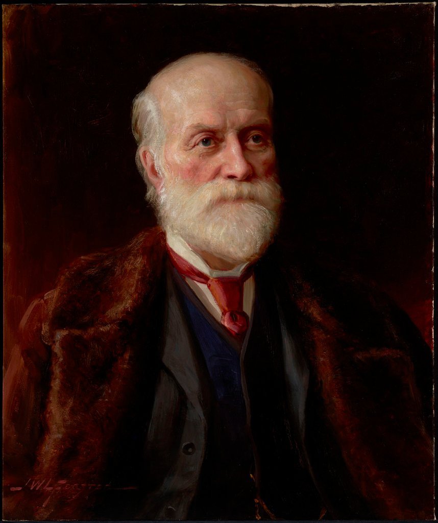 Retrato de Sir Sanford Fleming, óleo sobre tela, 1892, por John Wycliffe Lowes Forester.
