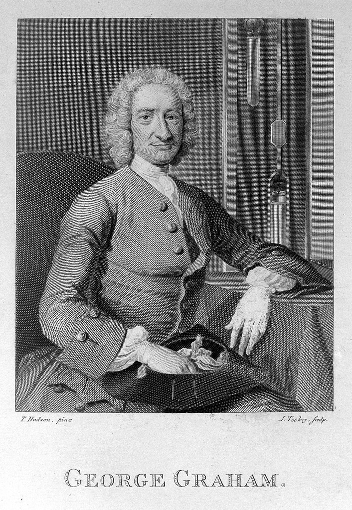 Retrato de George Graham, por J. Tookey Wellcome