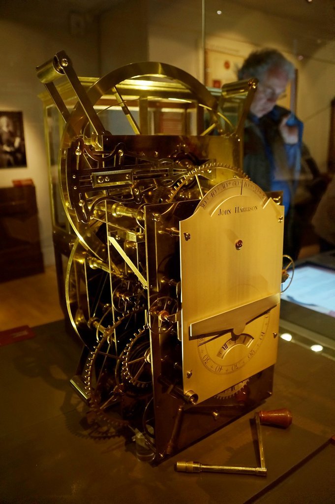 O relógio H-3 no museu do observatório de Greenwich