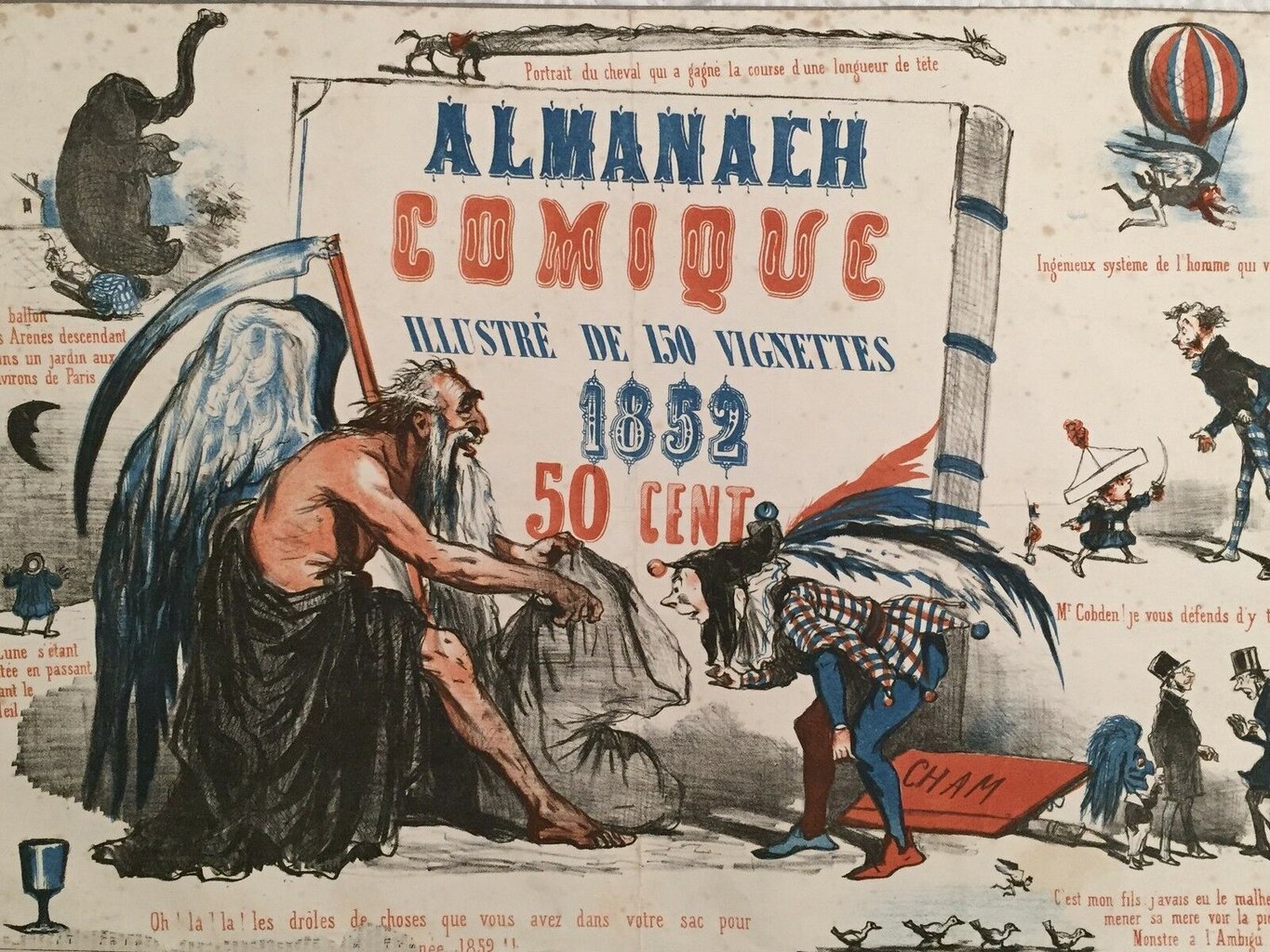 CHAM continuò a reiaoizzarei manifesti negli anos successivi; qui no 1852.