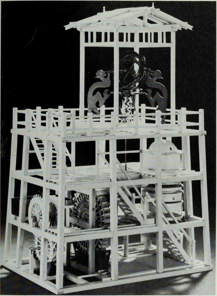 Foto da maquete feita pelo British Museum em 1965, extraída do livro The genius of China: 3,000 years of science, discovery, and invention, de Robert Temple